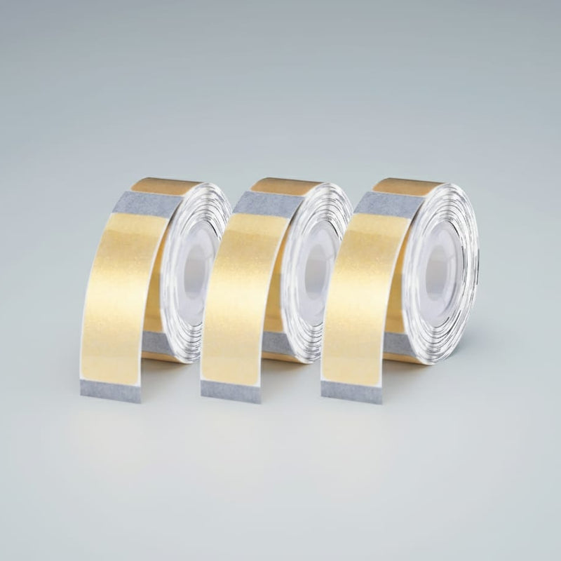 גלילי מדבקות זהובות – סט 3 יחידות יוקרתיות למדפסת פרינטאג