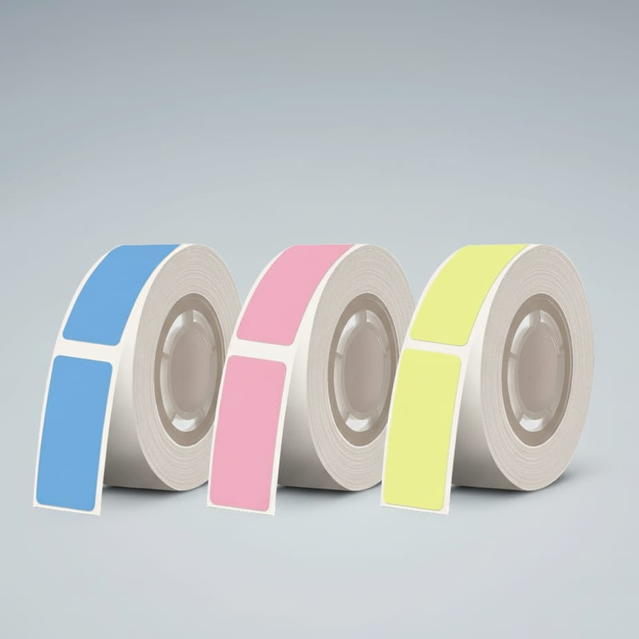 סט 3 גלילי מדבקות פרינטאג – גווני צבע פסטל