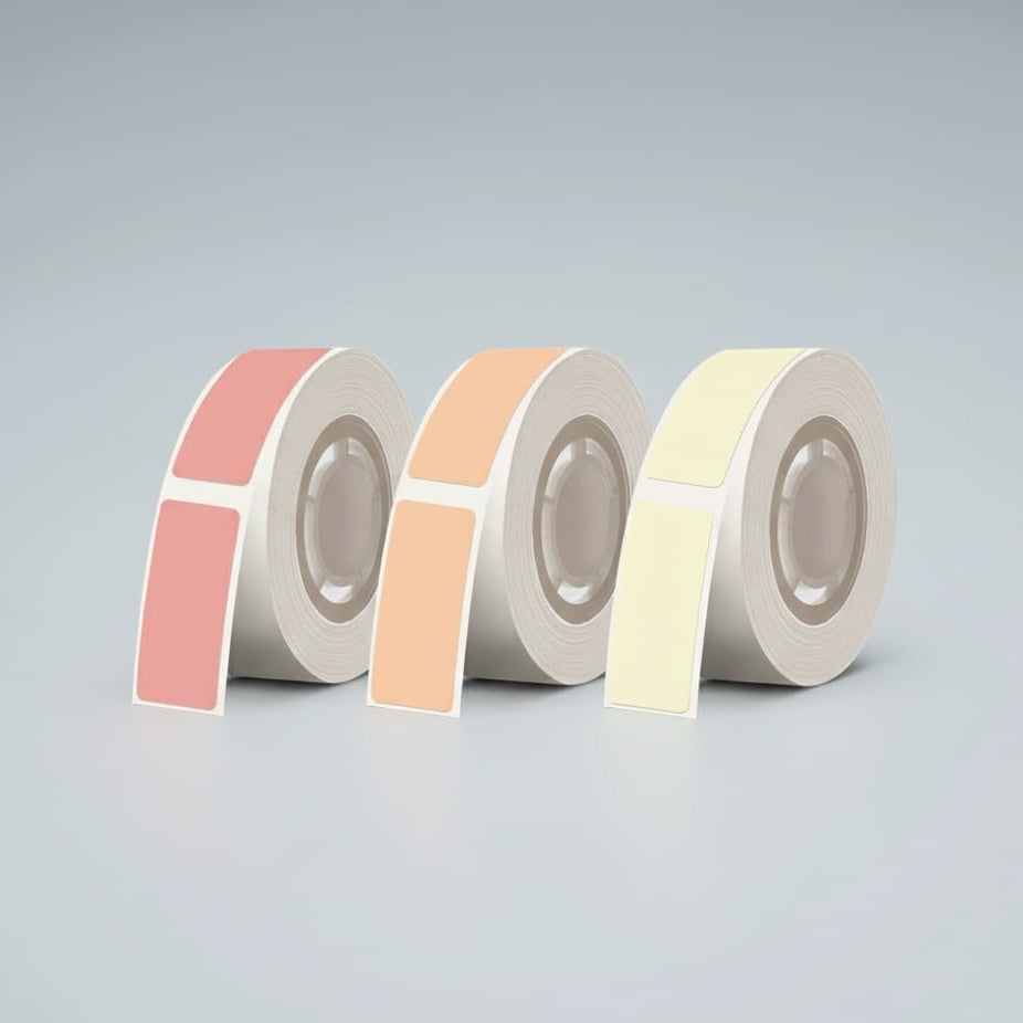 סט 3 גלילי מדבקות פרינטאג – גוונים פסטליים עיצוביים