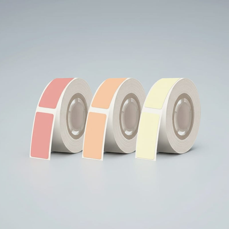 סט 3 גלילי מדבקות פרינטאג – גוונים פסטליים עיצוביים